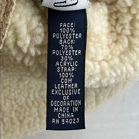 GAP VINTAGE SEUDE LEATHER FLEESE with MATCHING COIN PURSE  BEIGE  PURSE BAG TOTE - Picture 12 of 16